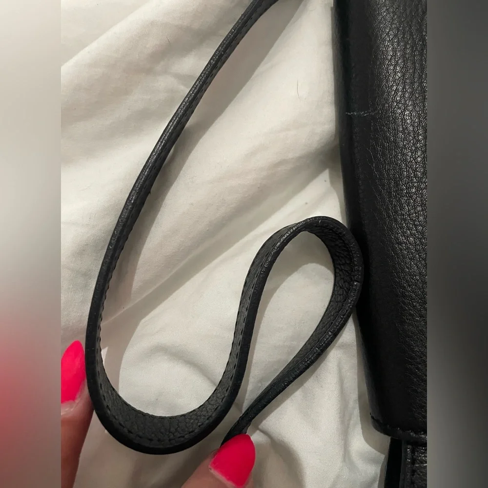 Burberry Black Leather Shoulder Bag